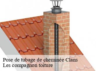 Pose de tubage de cheminée  clans-06420 Les compagnon toiture