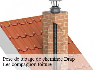 Pose de tubage de cheminée  drap-06340 Les compagnon toiture