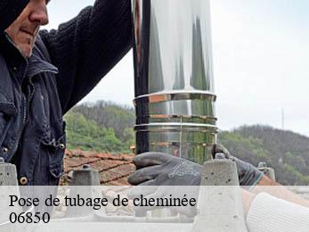 Pose de tubage de cheminée  06850